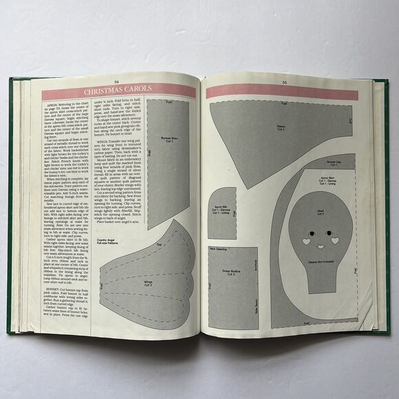 Christmas Cross Stitch Hardcover Pattern Book Better Homes Gardens Vintage 1987 - Picture 8 of 10